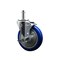Service Caster Metro 4615MPBX Replacement Caster with Brake MET-SCC-GR20S514-PPUB-BLUE-TLB-845 - alternate 1